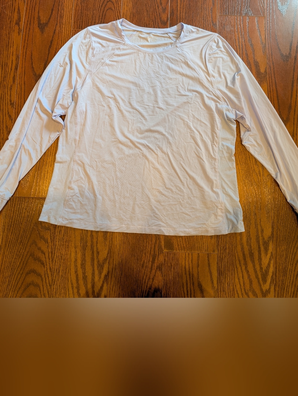 Aerie Offline New Light Blue Long Sleeve Crew Neck Top XXL Active Workout Runnin